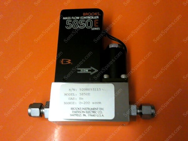 5850 | BROOKS INSTRUMENTS, INC. MASS FLOW CONTROLLER 5850 SERIES E SN-9208S93115 - Image 6