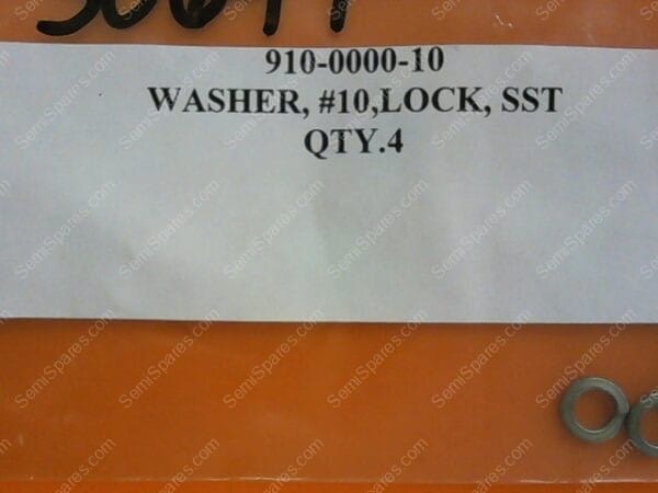 910-000-10 | WASHER #10 LOCK SST,P/N 910-000-10 - Image 2