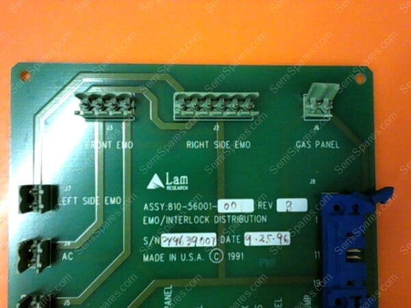 810-056001-001 | ASSY,PCB,EMO/INTLK DIST - Image 3