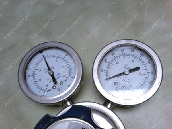 GO 107360-F | GO REGULATOR SPR-690 1-30 PSIA, STAINLESS STEEL W/ PACIFIC SCIENTIFIC 4.5" PRESSURE GAUGE 316 S.S TUBE AND SOCKET 0-1000 PSI - Image 4