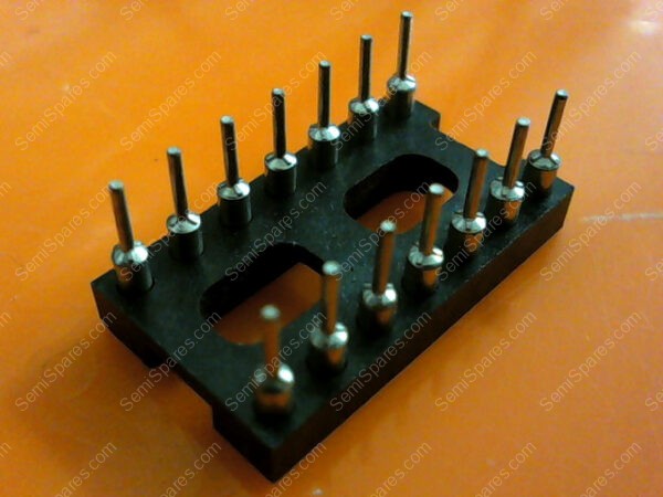 16 PIN DIP/DIL | 16 PIN DIP/DIL TURNED PIN IC SOCKET CONNECTOR 0.3" PITCH - Image 4