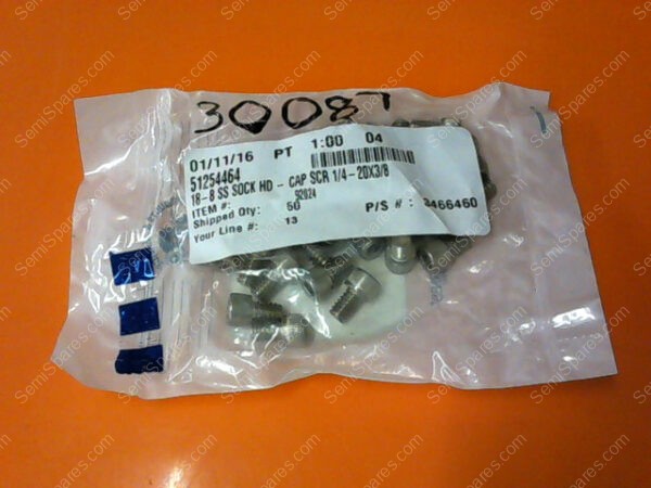 92024 | BARNES DISTRIBUTION SOCKET CAP SCREW WITH KNURT HEX, SOCKET 1/4-20 X 3/8" PN/92024 (PACK OF 25) - Image 4