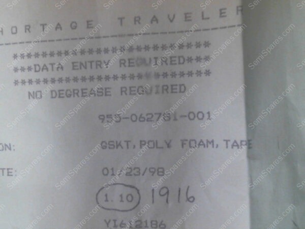 955-062781-001 | GSKT,POLY FOAM,TAPE - Image 3