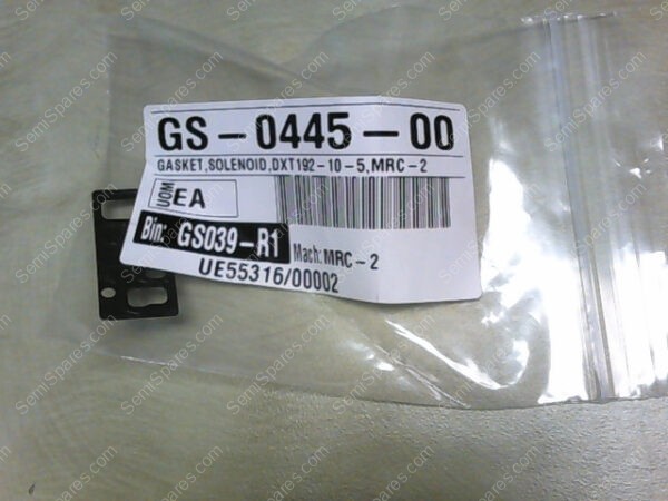 GS-0445-00 | GASKET,SOLENOID,DXT192-10-5,MRC-2 - Image 5