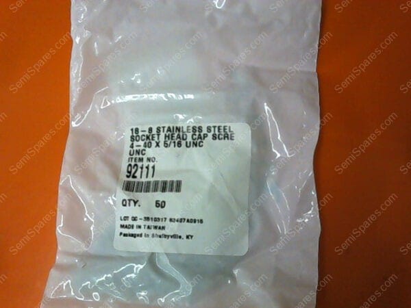 92111 | SOCKET HEAD CAP SCREWS 4-40 X 5/16 92111 (PACKAGE OF 50) - Image 3