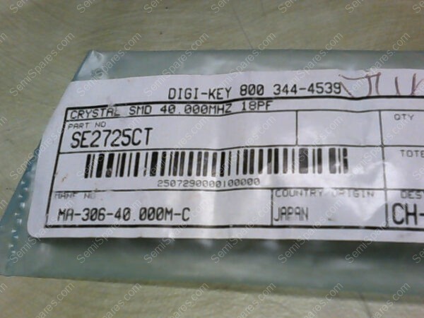 SE2725CT | CRYSTAL SMD 40.000MHZ 18PF - Image 2
