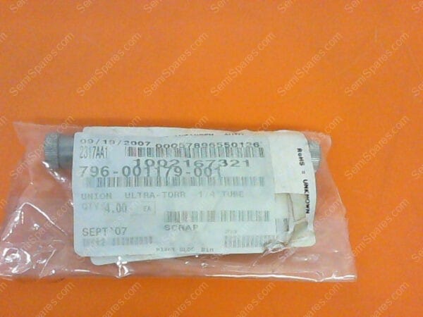 796-001179-001 | UNION  ULTRA-TORR  1/4"TUBE - Image 2