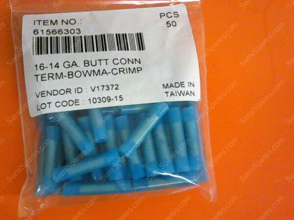 61566303 | 16-14 GA. BUTT CONN TERM-BOWMA-CRIMP (PKG OF 50) 61566303 - Image 4