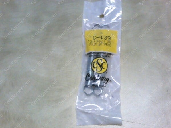C-139 | C-139 7/16 X 3-1/2 X .050 UTILITY EXT SPRING - Image 2