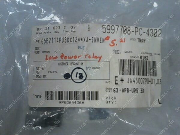 G6B2114PUSDC12 | GENERAL PURPOSE RELAYS POWER PCB - Image 3