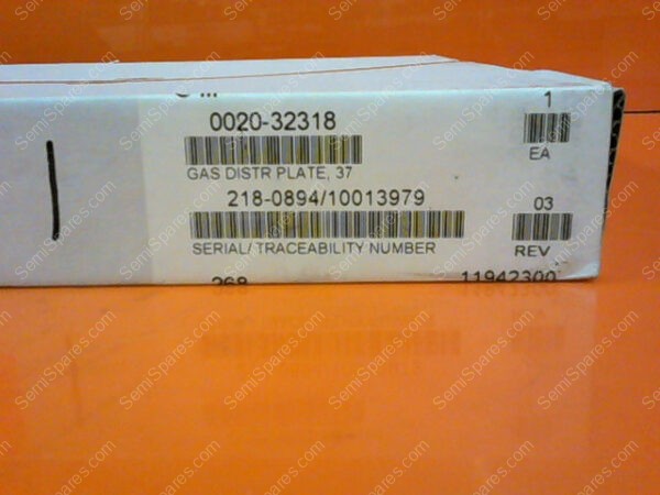 0020-3218 | GAS DOSTR PLATE, 37 - Image 7