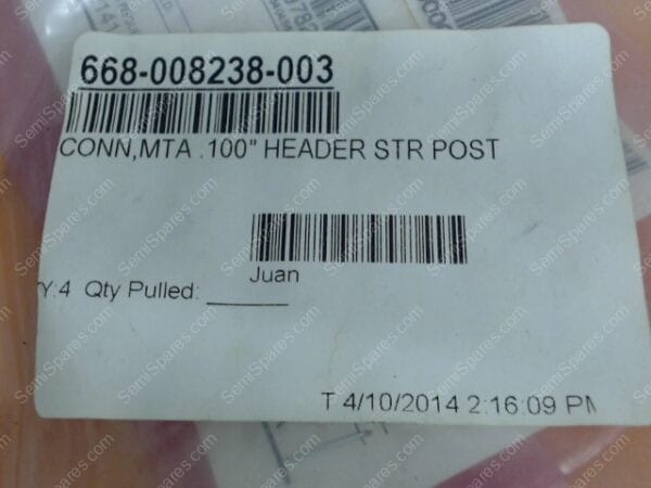 668-008238-003 | CONN,MTA .100" HEADER STR POST - Image 6