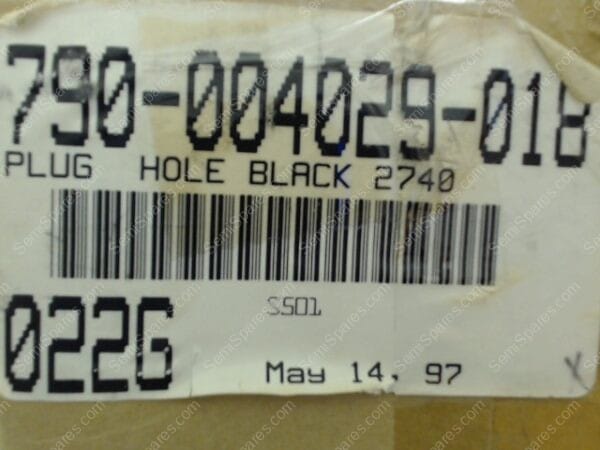 790-004029-018 | PLUG  HOLE BLACK 2740 - Image 6
