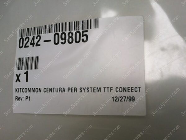 0242-09805 | KITCOMMON CENTURA PER SYSTEM TTF CONEECT - Image 2