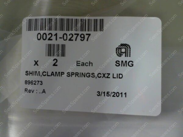 0021-02797 | SHIM,CLAM SPRINGS,CXZ LID - Image 4