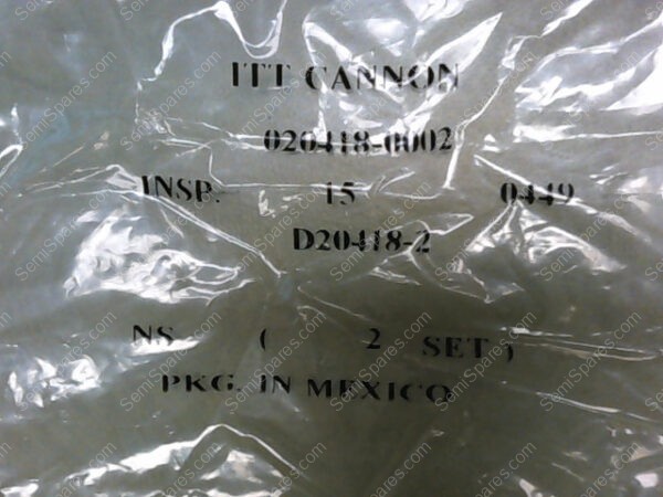 020418-0002 | 2 SETS ITT CANNON 020418-0003 SCREW LOCK ASSEMBLY D SUB - Image 3