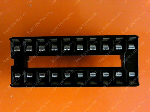 DIL20SOCKET | DIL IC SOCKETS HIGH QUALITY, DUAL-IN-LINE NARROW SOCKETS WITH BLACK THERMOPLASTIC BODIES AND TIN-PLATED COPPER ALLOY CONTACTS - Image 4