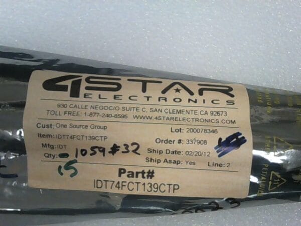 IDT74FCT139CTP | FAST 1-OF-4 DECODER WITH ENABLE - Image 4