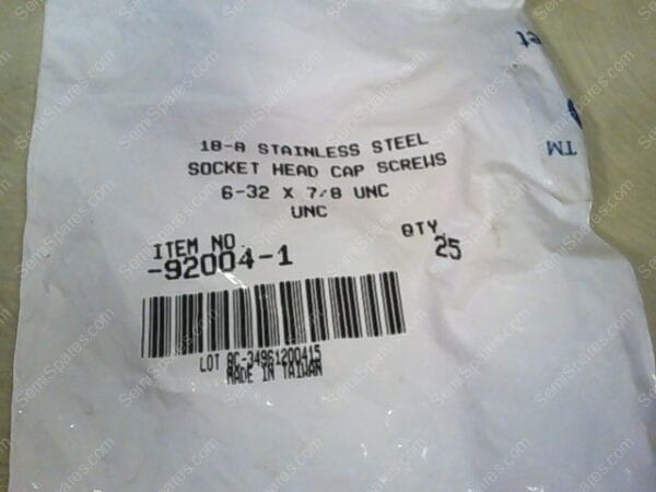 70988092 | 18-8 SS SOCK HD CAP SCR 6-32X7/8 - Image 2