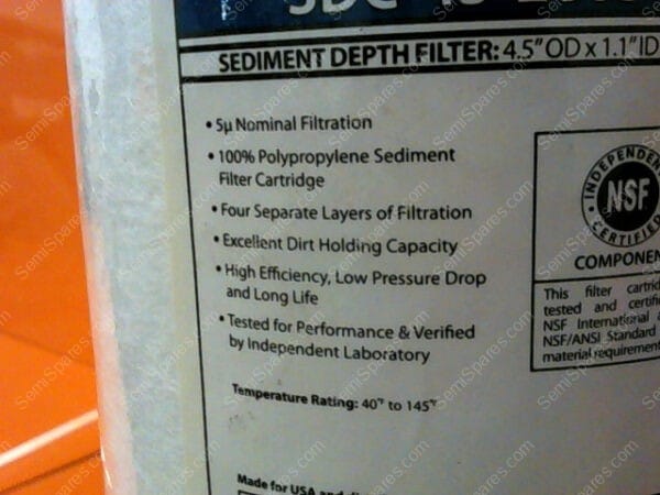 SDC-45-2005 | HYDRONIX SDC-45-2005 SEDIMENT DEPTH: 45"ODX1.1"IDX20"L - Image 4