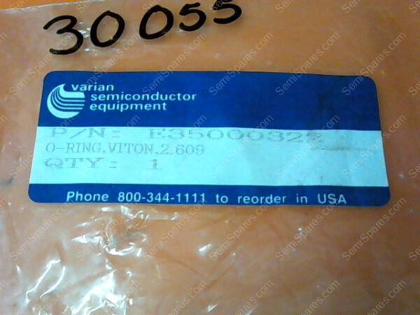 E35000322 | VARIAN O-RING VITTON,2.609 PN/E35000322 - Image 2