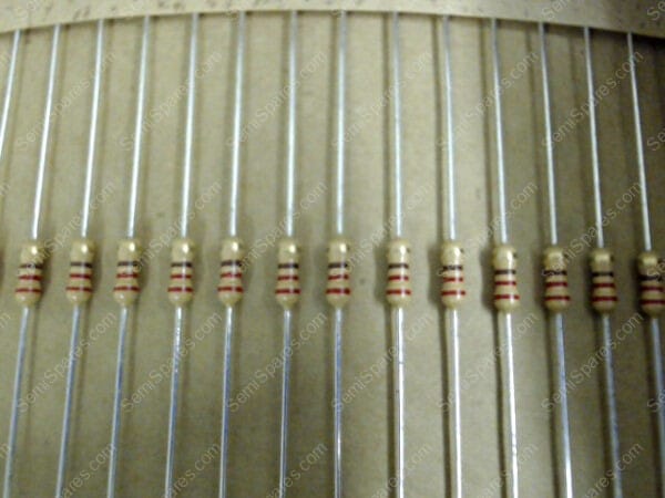 220QTR-ND | CARBON FILM RESISTOR, CFR-25  1/4W  52MM  220R  5% (5000)PCS - Image 3