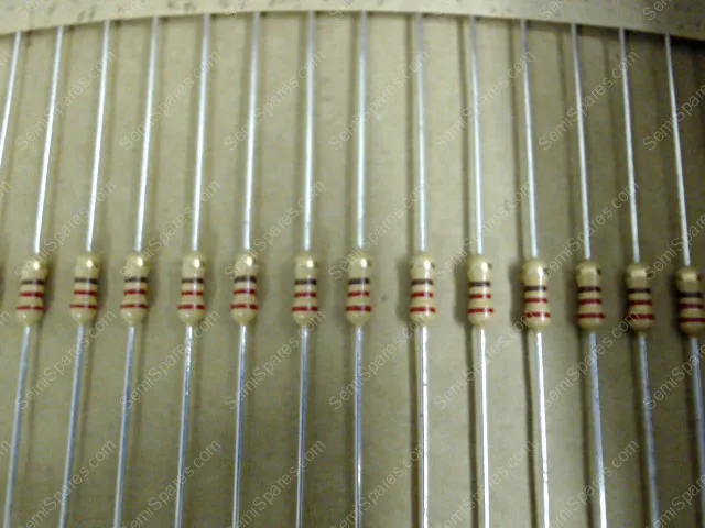220QTR-ND | CARBON FILM RESISTOR, CFR-25  1/4W  52MM  220R  5% (5000)PCS - Image 3