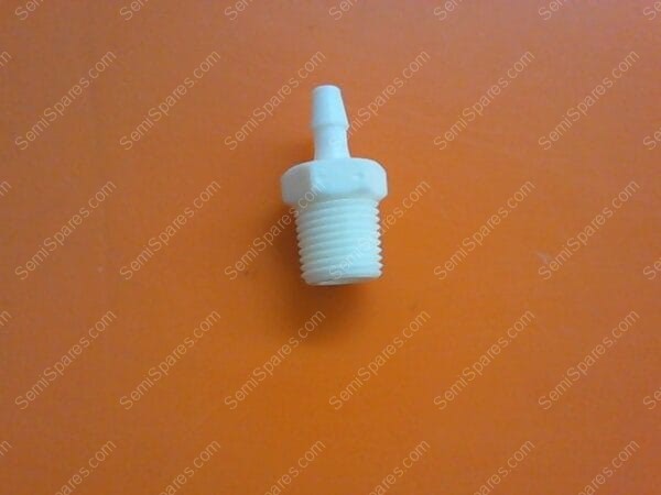 BF-0675-00 | BARB,18220-1,3/32' ' TO 1/8-27,WHITE NYLON - Image 2