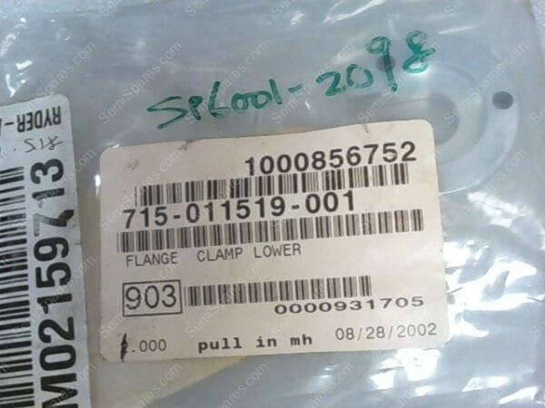 715-011519-001 | FLANGE CLAMP LOWER - Image 4