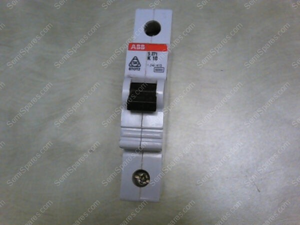 S271-K10 | ABB S271-K10 CIRCUIT BREAKER 10AMP 1 POLE 270/480VAC - Image 4