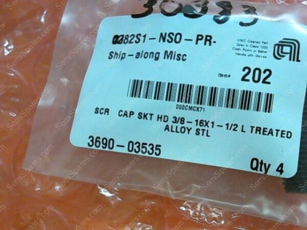 3690-03535 | SCR CAP SKT HD 3/8-16X1-1/2L,P/N 3690-03535