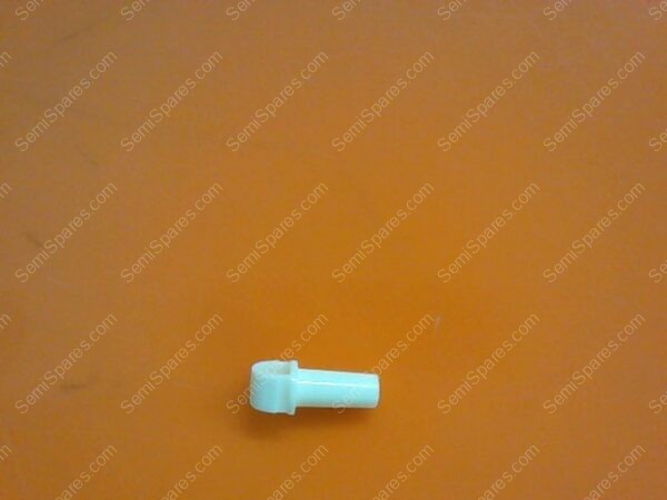 BF-0125-00 | PLUG,MTLLP-1,W/LOCK RING,WHITE NYLON - Image 2