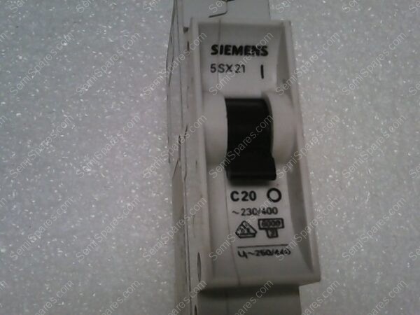 5SX21 | CIRCUIT BREAKER, 1 POLE C20, 230/400V - Image 3