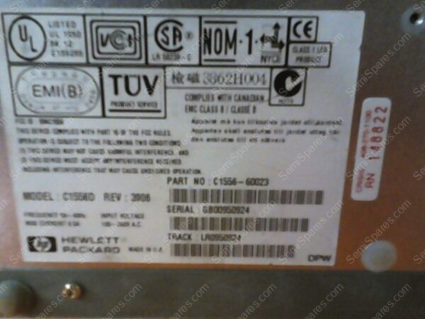 CM-0075-00 | HP TAPE, DRIVE, SURESTORE 2000, C1520-67203 - Image 3
