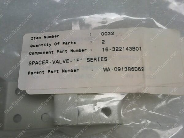 16-322143B01 | SPACER-VALVE- "F" SERIES, PARENT PART NUMBER: WA-091386D62 - Image 3