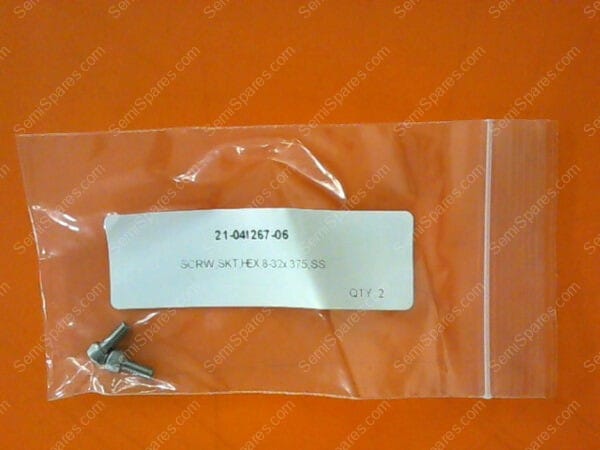 21-041267-06 | SCRW,SKT,HEX,8-32X375,SS