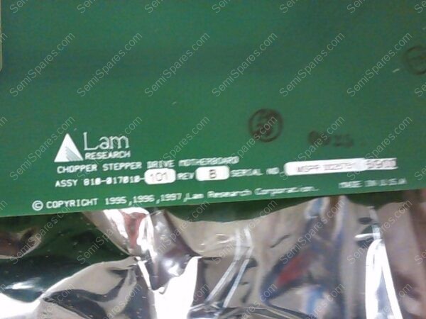 810-017010-101 | CHOPPER, STEPPER DRIVE MOTHERBOARD, REV.B, P/N 810-017010-101 - Image 3