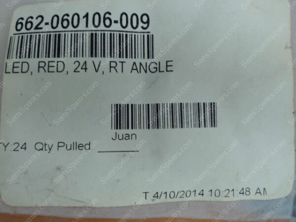 662-060106-009 | LED, RED, 24 V, RT ANGLE - Image 5