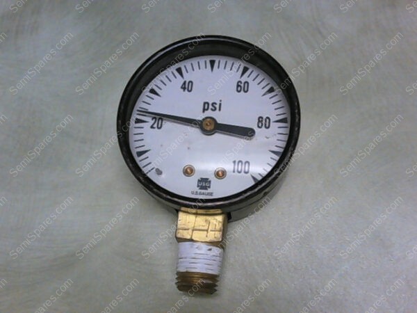ANSI-B40.1 | USG ANSI-B40.1 PRESSURE GAUGE 100PSI 1/4INCH THREAD - Image 4