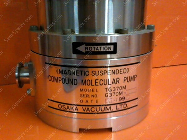 TG370M | OSAKA VACUUM, LTD MAGENETIC SUSPENDED COMPOUND MOLECULAR PUMP TG370M S/N G370M - Image 6