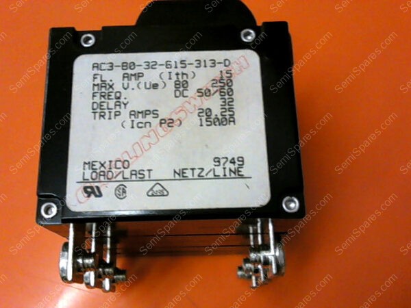 AC3-B0-32-615-313-D | CARLING SWITCH, INC. CIRCUIT BREAKER 30A 3 POLE AC3-B0-32-615-313-D - Image 6