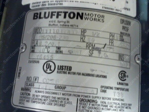 PU-5505-00 | BLUFFTON MOTOR WORKS/ AIR DIMENSIONS INC QUAD HEAD HI-VAC DIA-VAC PUMP, RVAA-FTNA1 - Image 4