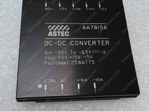 AA7815A | DC-DC CONVERTER VIN:35V TO -63V=IA VOUT:+5V, + 15V POUT(MAX):25 WATTS - Image 4