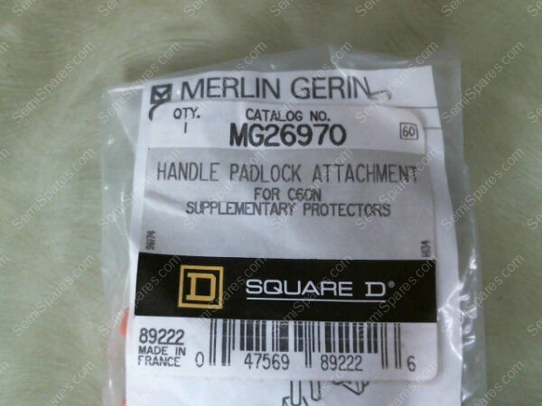 MG26970 | SQUARE D HANDLE PADLOCK ATTACHMENTS FOR C60N SUPPLEMENTARY PROTECTORS - Image 3