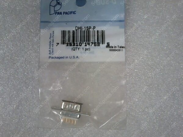 DHI-15P-P | HIDEN 15PIN MALE STRAIGHT PCB MOUNT - Image 2