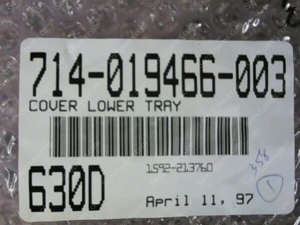 714-019466-003 | COVER LOWER TRAY - Image 5