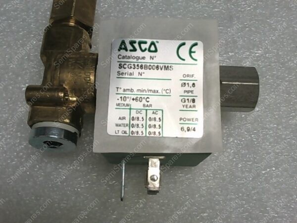 SCG356B006VMS | BRASS BODY, FPM, 3/2 NO, G1/8, SERIES, 356 SOLENOID VALVES DIRECT OPERATED - Image 5