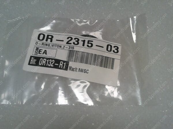 OR-2315-03 | O RING, VITON 2-315