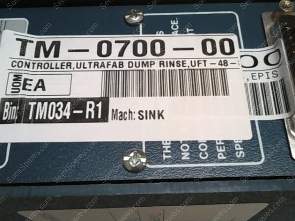 TM-0700-00 | CONTROLLER, ULTRAFAB DUMP RINSE, UFT-48 - Image 4