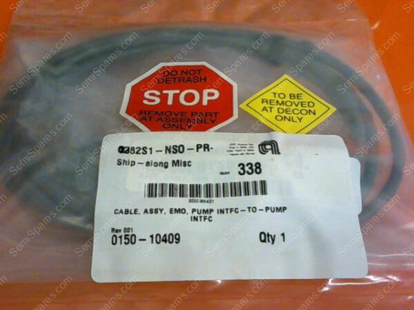 0150-10409 | CABLE, ASSY, EMO, PUMP INTFC-TO-PUMP INTFC P/N 0150-10409 - Image 3
